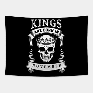 Kings Are Born In November Tapestry