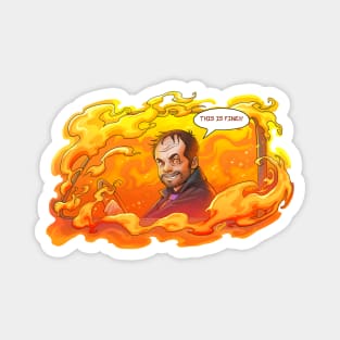 Crowley "This is fine" Magnet