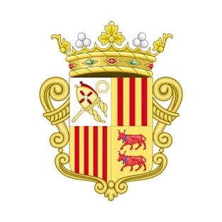 Coat of arms of Andorra - Flag Version (1931-1949) T-Shirt