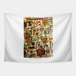 Haywire Abstract Tapestry