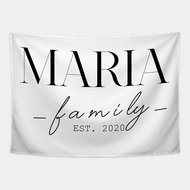 Maria Family EST. 2020, Surname, Maria Tapestry by ProvidenciaryArtist