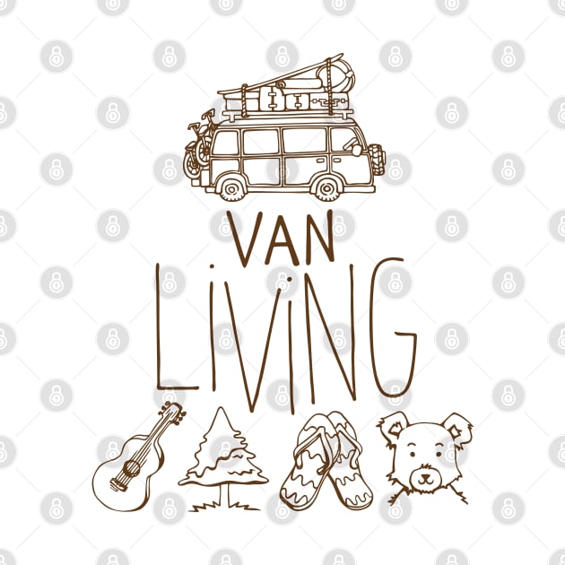 Van Living (brown lines) Van Living (brown lines) by geep44