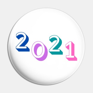 2021 - New Year Design Pin