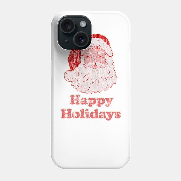 Vintage Happy Holidays Santa Phone Case by Eric03091978