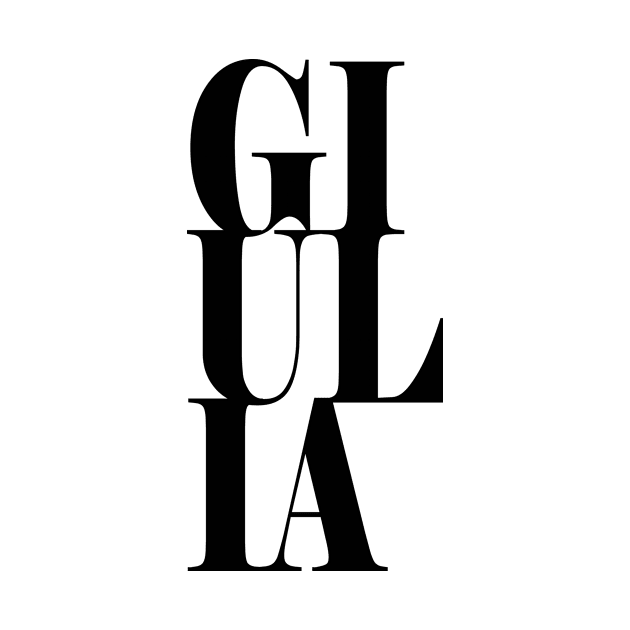 Giulia Girls Name Bold Font by xsylx