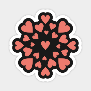 Super Cute Pink Love Hearts Magnet