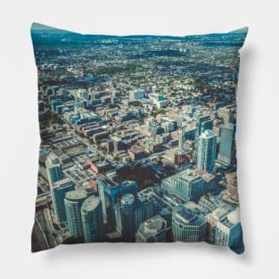 Toronto City Skyline Skyscapers Photograph Pillow