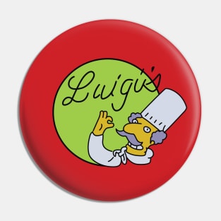 Luigi's Logo Pin