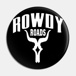 Rowdy roads bull Pin