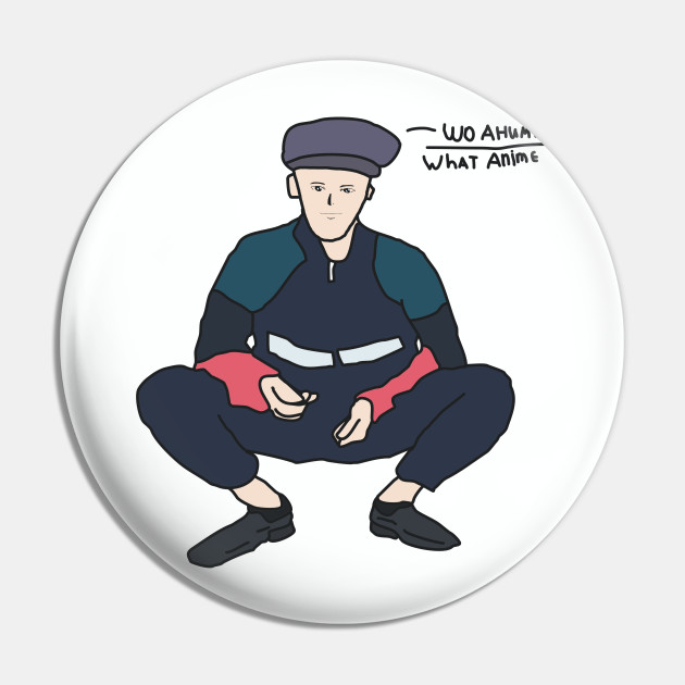 Russian Anime Gopnik Anime And Manga Pin Teepublic