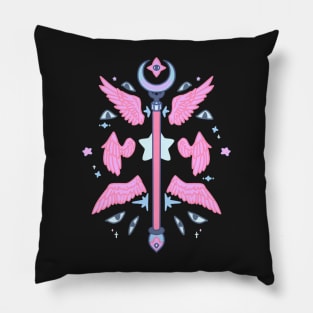 Be Not Afraid: Cosmic Staff Pillow