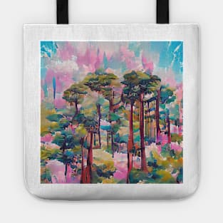 Aesthetic Pine Forest Tote