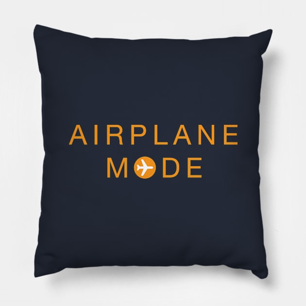 Airplane Mode Pillow by adcastaway