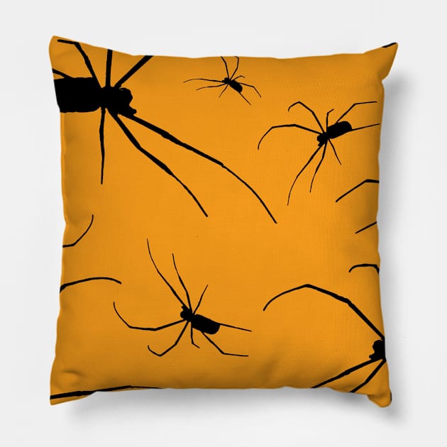 Spider with Long Legs Pillow by KindlyHarlot