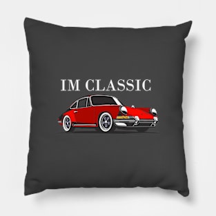 Classic Cars 911 Pillow