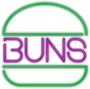 Buns Fluorescent Sign Magnet