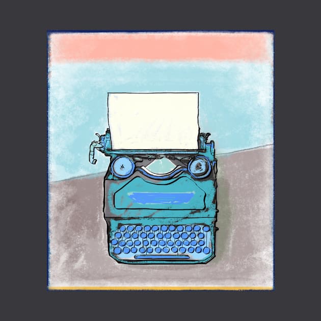 Writer's Muse -Corona Portable Typewriter by kpalana