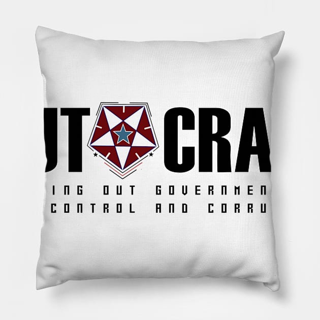 MEDIA CONTROL AND CORRUPTION Pillow by Plutocraxy