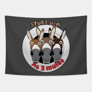 3 mules Tapestry