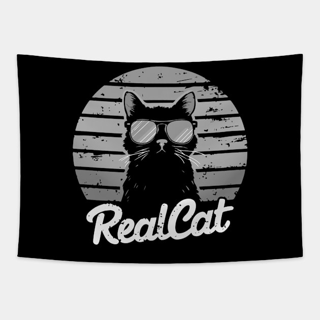 Real Cat Tapestry by timegraf