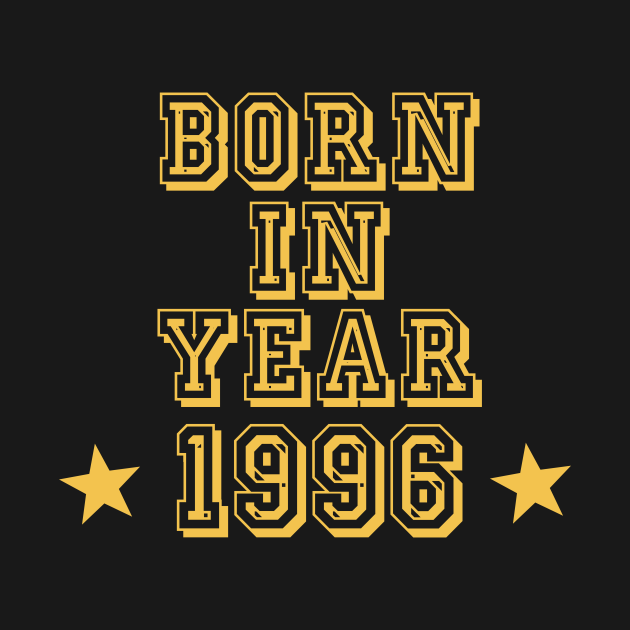 Born in year 1996! Birthday Gift Idea TShirt TeePublic