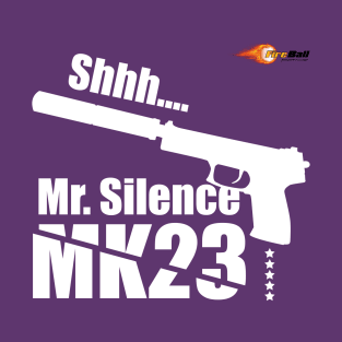 GUN MK 23 (white) T-Shirt