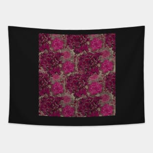 Cabbage Roses all over print Tapestry