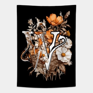 Monogram Letter W Tapestry