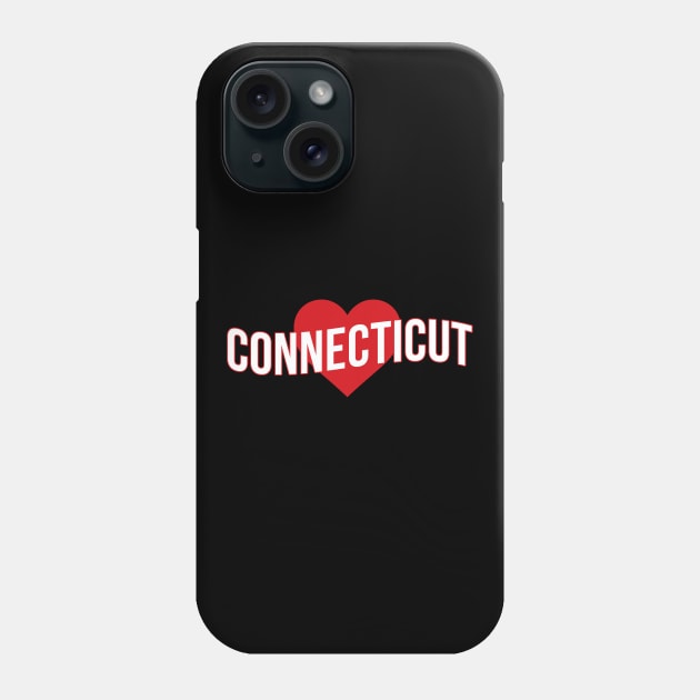 Connecticut Love Phone Case by Novel_Designs