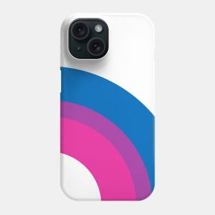 Bisexual Rainbow Pride Flag Phone Case