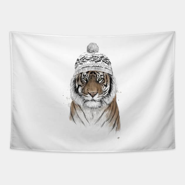 Siberian tiger Tapestry by soltib