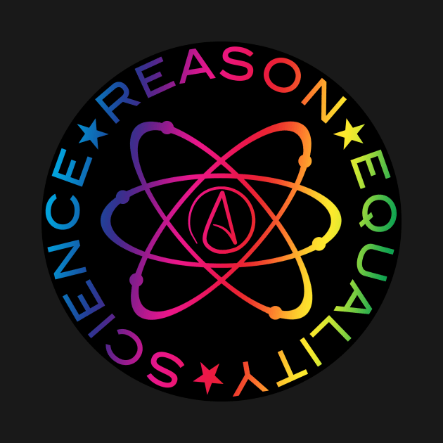 Science Reason Equality - Rainbow by WFLAtheism