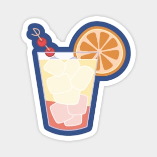 Tequila Sunrise Cocktail Magnet