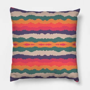 Colorful Liquid Repeated Pattern Pillow