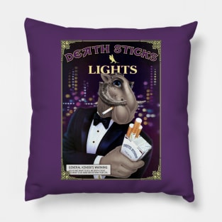 Death Sticks Lights Pillow