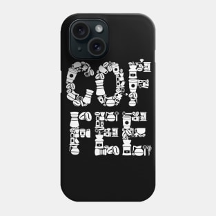 Everything Coffee Collage Phone Case