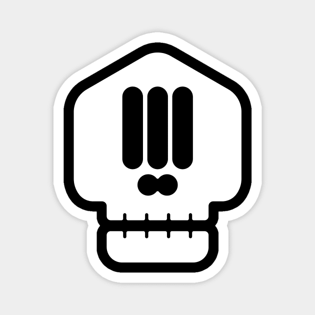 Militia Concepts Skull Icon Magnet by militiaconcepts