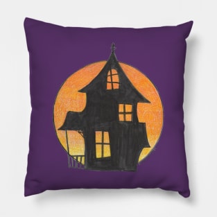 Abandoned House Pillow