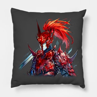 solo leveling igris red armor Pillow