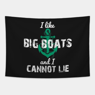 I like Big Boats and I Cannot Lie Tapestry