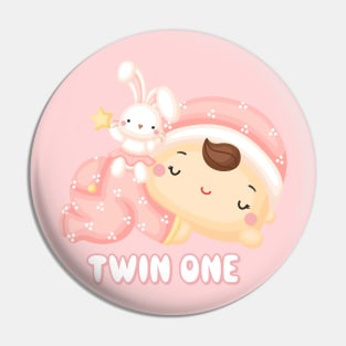 Twin girl one Pin