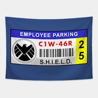 2025 Secret Superhero Organization Vehicle Permit Tapestry