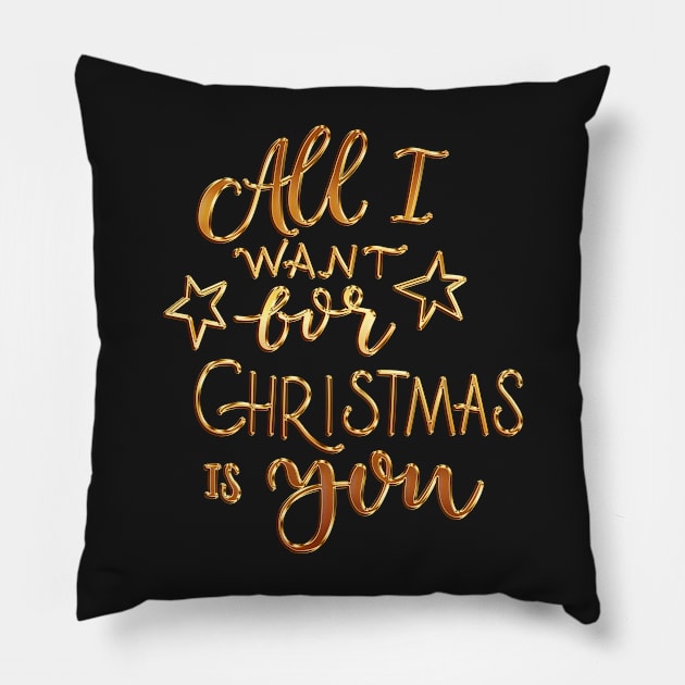 All I Want for Christmas Pillow by machare