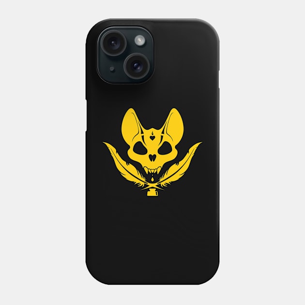 Monogram of Edgar Allan Poe / original yellow Phone Case by mr.Lenny Loves ...