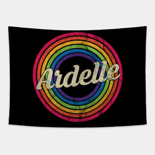 Ardelle - Retro Rainbow Faded-Style Tapestry