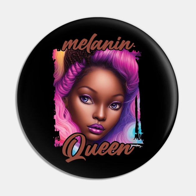 Melanin queen Black History Month - Melanin Queens - Pin | TeePublic