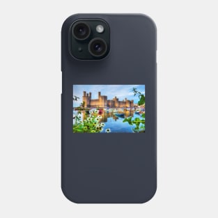 Caernarfon Castle Low Perspective Phone Case