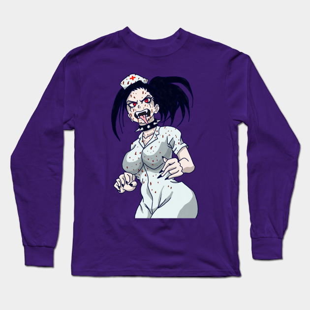 Vampire Nurse Momo Momo Yaoyorozu Long Sleeve T Shirt Teepublic
