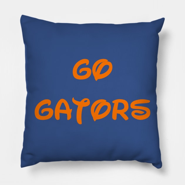 Disney Florida Gators Tshirt T-Shirt Pillow by Dad at Disney