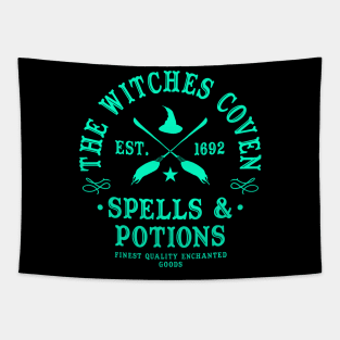 Wiccan Occult Witchcraft Witches Coven Spells & Potions Tapestry